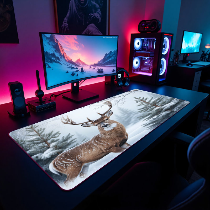 Polyester Desk Pad, 31.5x15.5