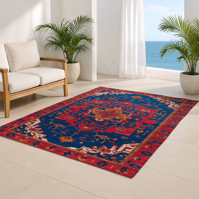 Tapis d'intérieur et d'extérieur Tabriz, Rectangulaire 8 pi x 10 pi