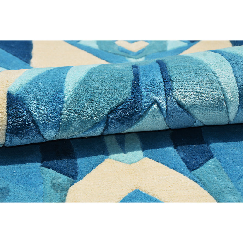 Abstract Area Rug, Novelty 5' x 8'