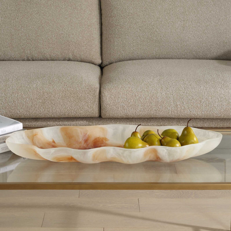 Bol ovale ondulé Uttermost Organic Elegance