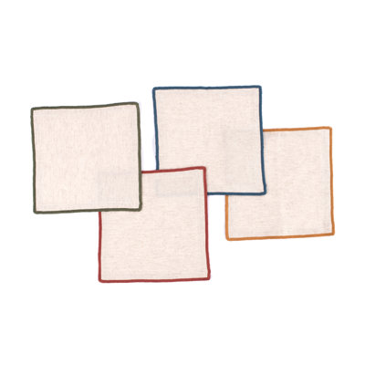 Demauria Clara Cocktail Napkin Set