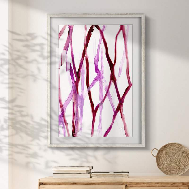 «RunnelXVI», reproduction encadrée, H 28,5 po x l 20,5 po, Blanc