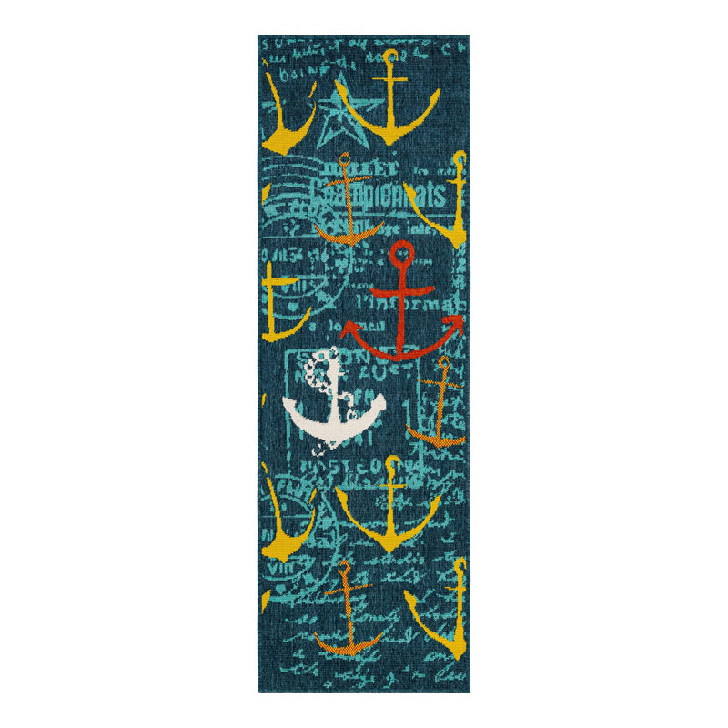 Angelys Indoor/Outdoor Area Rug, Runner 2' x 6'1"