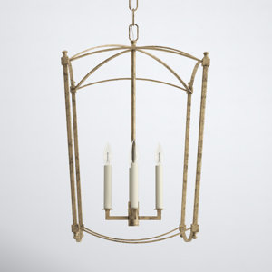 Olive 4-Light Lantern Chandelier