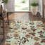 Chelsea Wool Floral Area Rug in Teal/Brown/Yellow-45410453