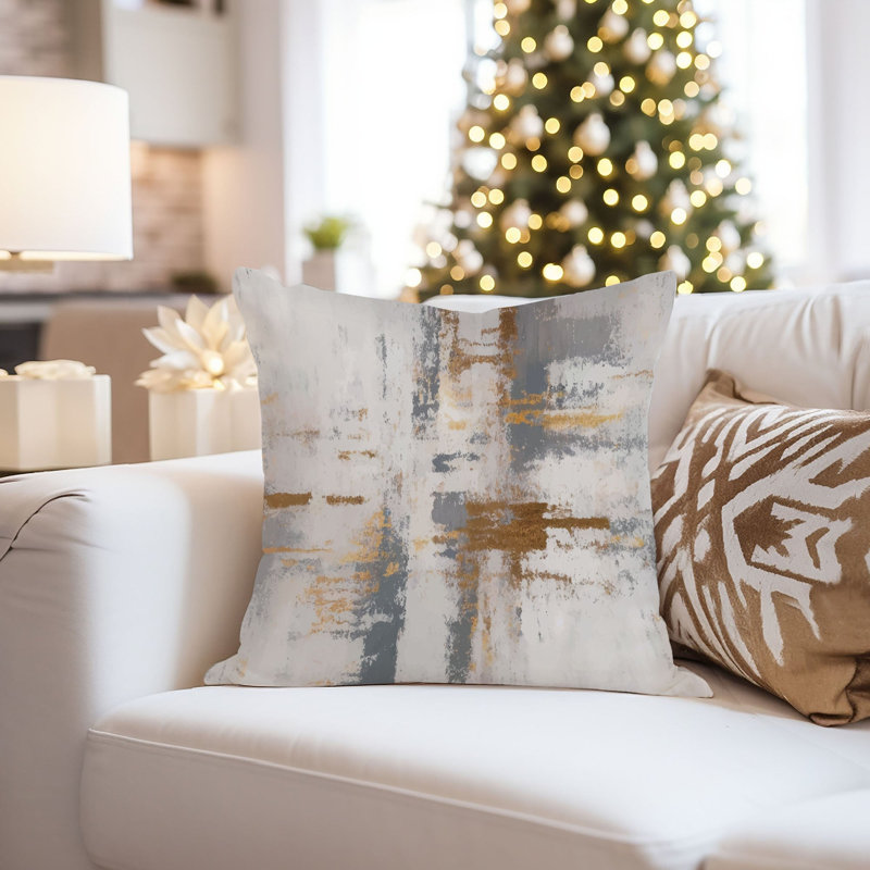 Abstract Pillow Cover, 18"H x 18"W