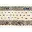 Tapis de couloir oriental fait à la main crème Tribal 2X11