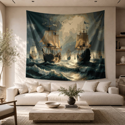 Tapisserie murale nautique