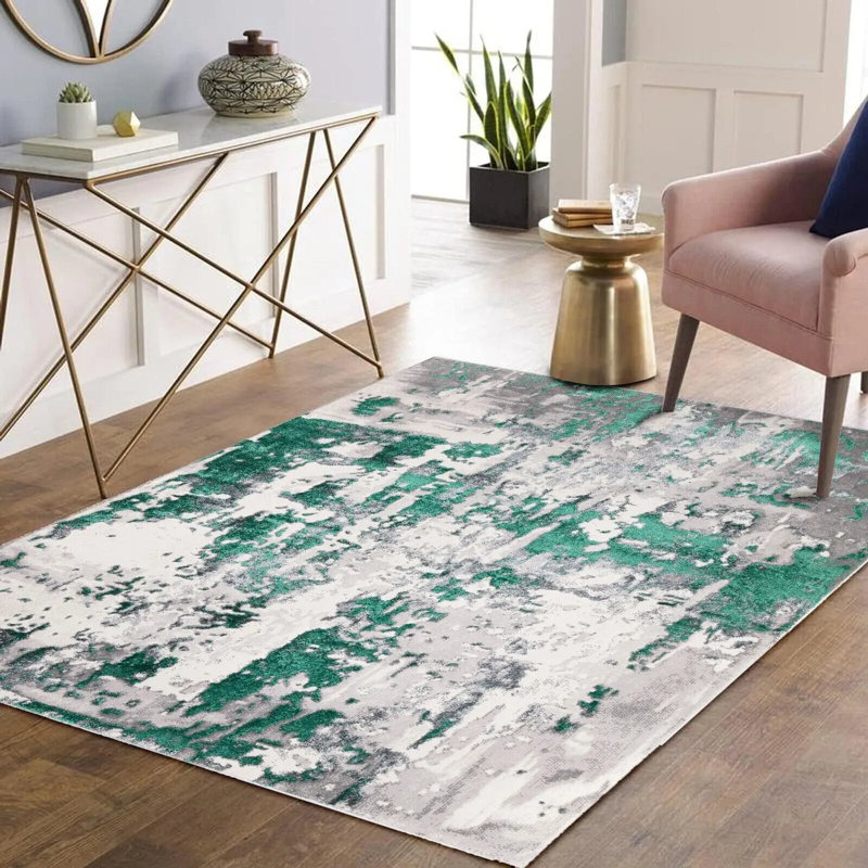 Abstract Area Rug, Rectangle 60 x 110cm