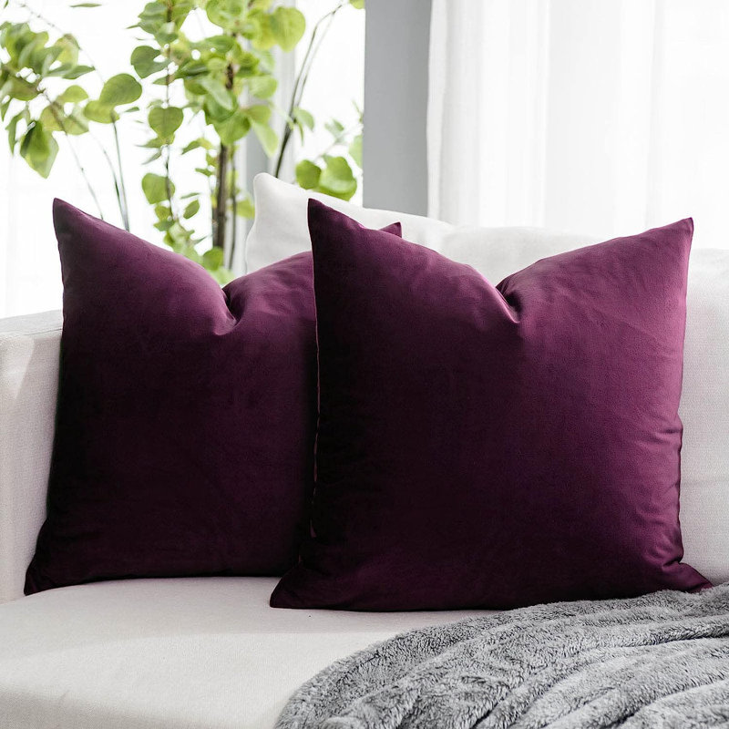 Pillow Cover, Eggplant purple