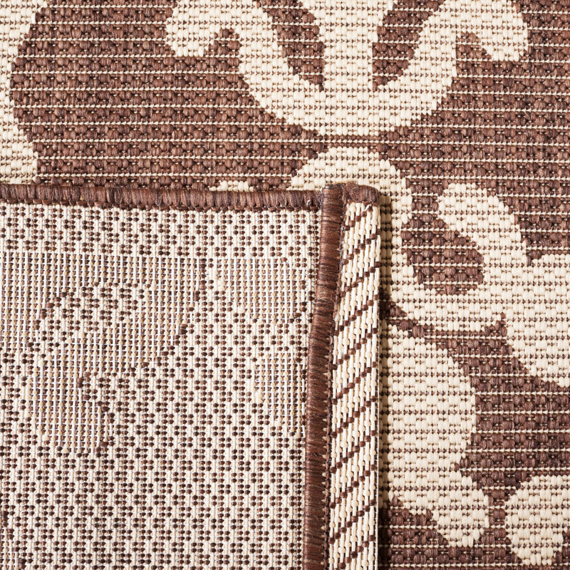 Tapis intérieur / extérieur Arellanes Performance Damask, Rectangle 2 pi 7 po x 5 pi
