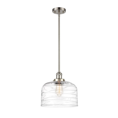 Luminaire suspendu en forme de cloche à 1 lumière Canajoharie