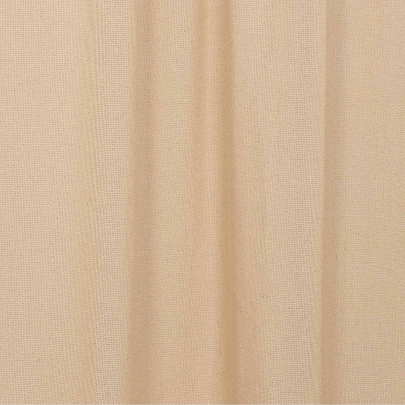 Paire de rideaux semi-transparents avec passe-tringle Clare, Beige foncé rétro
