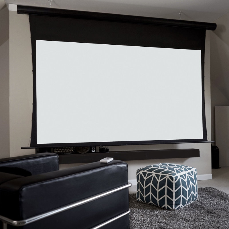 Écran de projecteur mural / de plafond électrique 16: 9 Daig. 110 po Saker