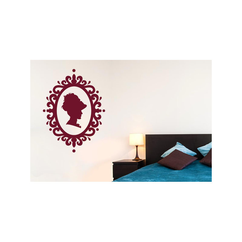 Wall Decal, Dark Red, Medium