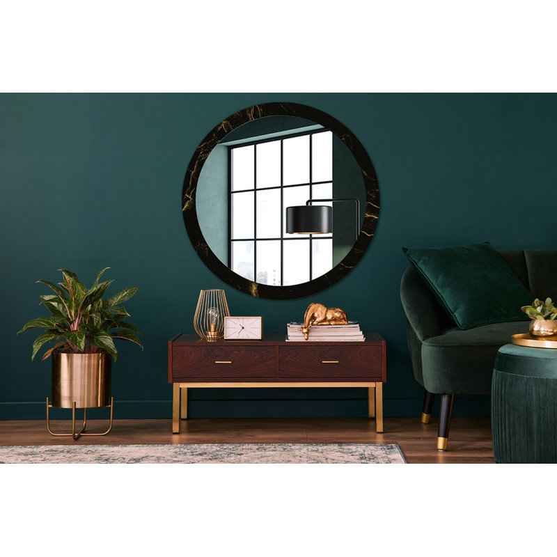 Huldar Glass Flat Wall Mirror