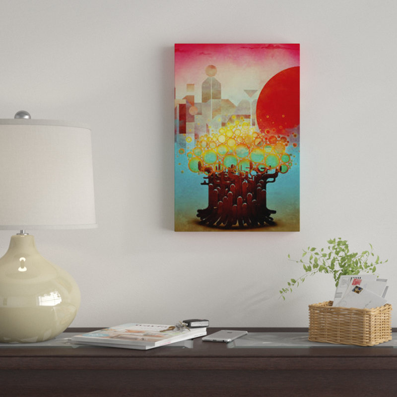 « aeriennes », impression sur toile, H 40 po x l 26 po x P 1,5 po, Toile tendue, Pas de tapis