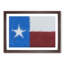 Painted Texas Flag in Abstract - Picture Frame Painting Print-55735094-55735095