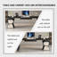 Bureau rectangulaire 94,49 po-129195160