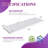 45Inch Cipolla For Wall 10" D X 45" W Set Of 2, White Rock
