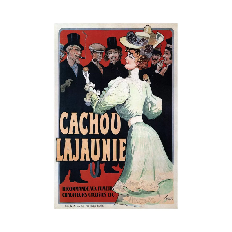 Vintage Ad Poster - Wrapped Canvas Rectangle Print, 20.32 cm H x 30.48 cm W