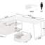 L-Shaped Drafting Table
