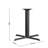 Beverly Restaurant Table X-Base with 3" Dia. Table Height Column-113398291-22109188