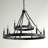 Emmalynn 12 - Light Steel Dimmable Round Chandelier