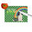 Tricolor Cavalier Spaniel St. Patrick's Day Tempered Glass Cutting Board – Decorative Large Size Chopping Board For Serving