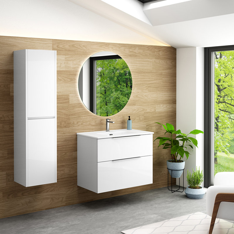 Dalia 32'' W Single Vanity, Glossy White, 32"