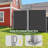 VIVOHOME 138'' W x 71'' D Fabric Cover Retractable Side Awning