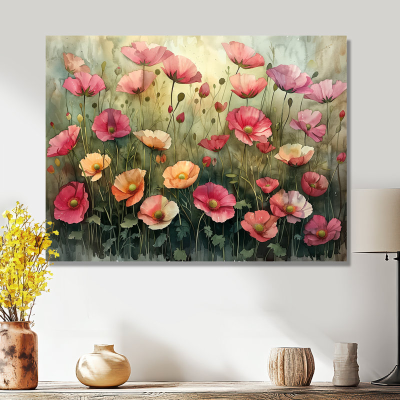 Vianney - Buttercups, art mural, Métal, 34" H x 44" W