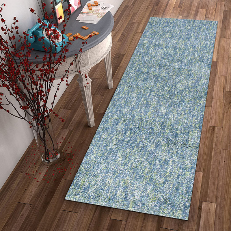Tapis d'intérieur à poils longs Vezira Seafoam Heather