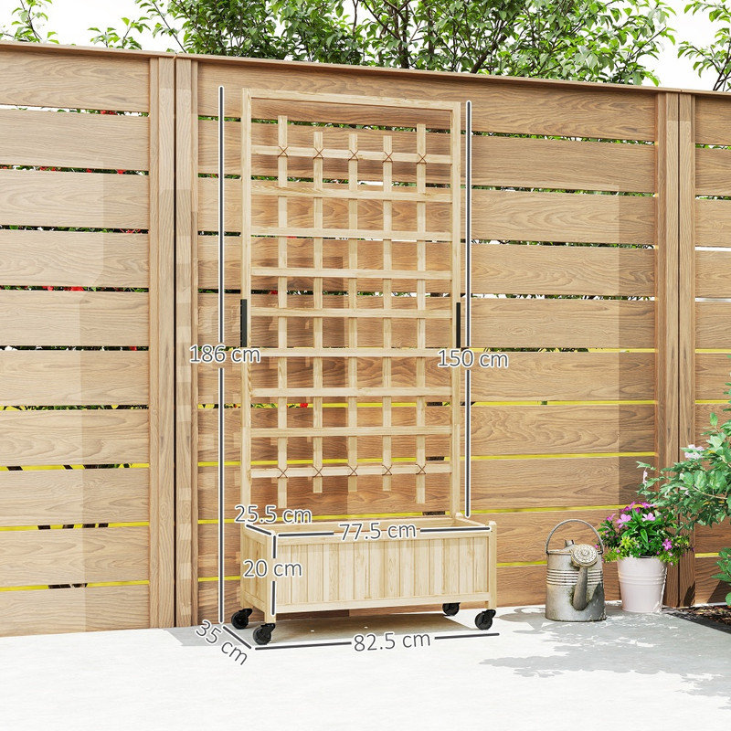 Wood Raised Garden Bed