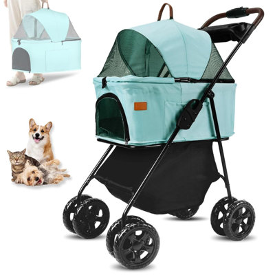 Foldable Pet Stroller Standard Stroller with