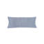Oreiller en lin bleu marine 13 po x 30 po avec insert en duvet-209578358