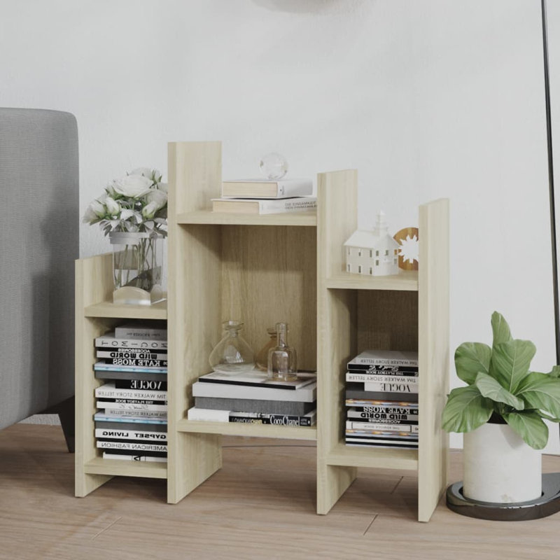 Gieslinde Floor Shelf End Table, Sonoma Oak, Sonoma Oak