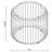 Veena Round Metal Dining Table Base Chrome