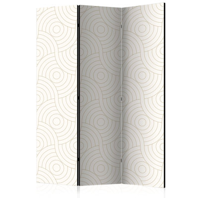 Guislain 135 cm W x 172 cm H 3 - Panel Solid Wood Folding Room Divider