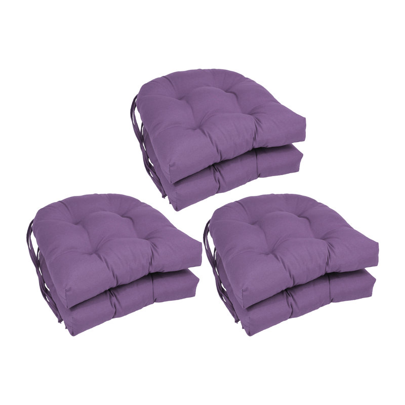 Outdoor 3.5'' Seat Cushion, Grape