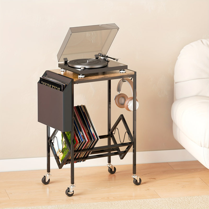 Table tourne-disque pour tourne-disque avec disque vinyle