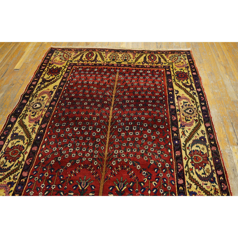 Hand Knotted Wool Geometric Area Rug