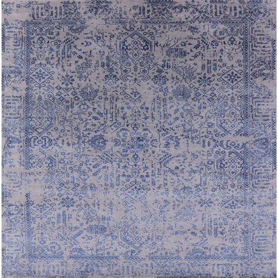 Tapis bleu