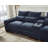 Modern Sectional Sofa Couch With Console-1607255997