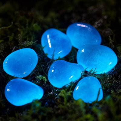 Glow In The Dark Stones Large In The Dark Pebbles For Garden and Aquarium Aménagement paysager