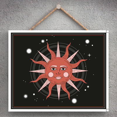 Kana Zodiac Wall Decor on Solid Wood