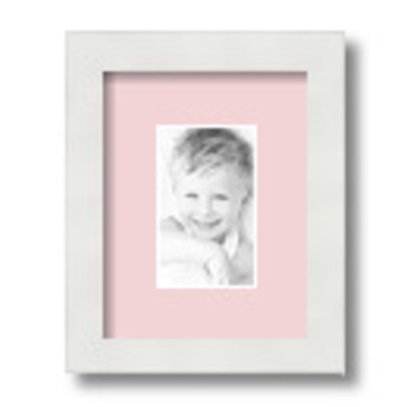 Matte Picture Frame with Mat, Hollyhock