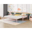 Lit de jour simple avec couchette en métal-1428859315