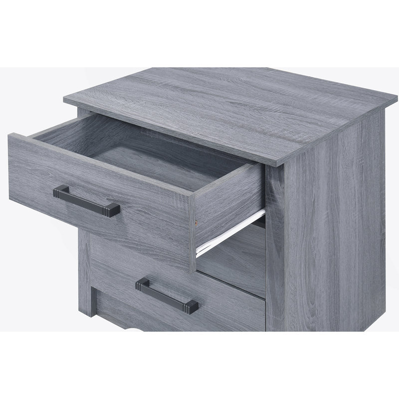 Table de chevet Glory Furniture, gris