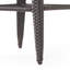 Modern Outdoor Wicker Swivel Barstool with Tapered Legs